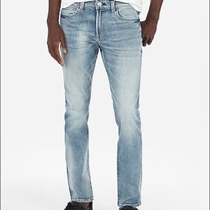 Express SuperSkinny Medium Wash HyperStretch Jeans